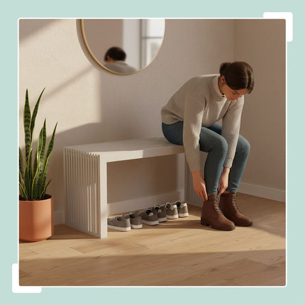 Bamboo Bench – Minimalist Design for Small Spaces