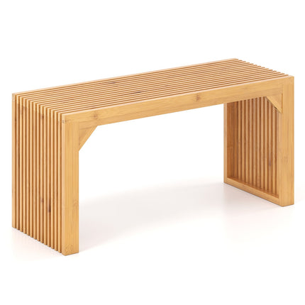 Bambusová lavice pro 2, nosnost 300kg, 90x33x43 cm