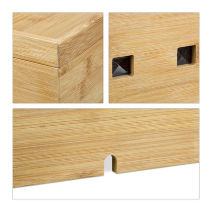 Bambusový box na kabely
