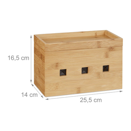 Bambusový box na kabely