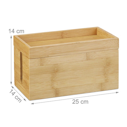 Bambusový box na kabely