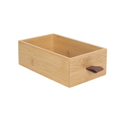 Bambus-Schubladenbox – 3 geräumige Schubladen, vielseitiger Organizer