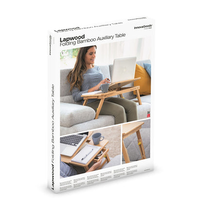 Klappbarer Beistelltisch aus Bambus Lapwood InnovaGoods
