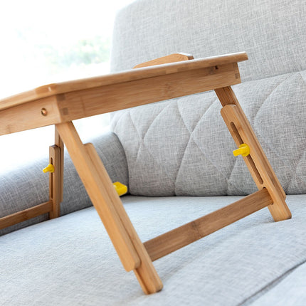 Klappbarer Beistelltisch aus Bambus Lapwood InnovaGoods