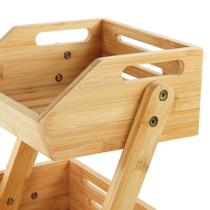 Bamboo Fruit Stand – Tiered Storage for Kitchen & Pantry