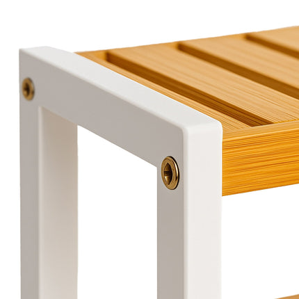 Bambusový botník, 3patrový, úsporný design