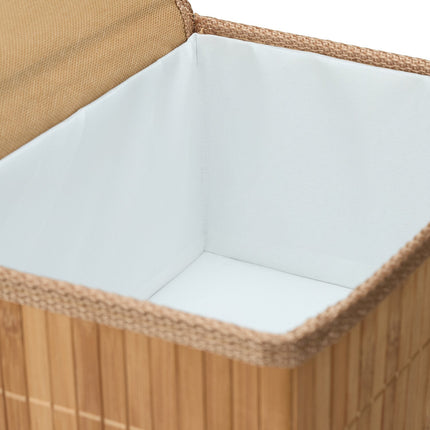 Bambusové úložné boxy, sada 2 ks – univerzální s víky
