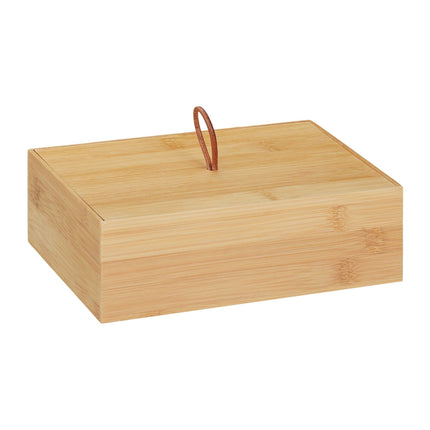 Bambusový úložný box s víkem