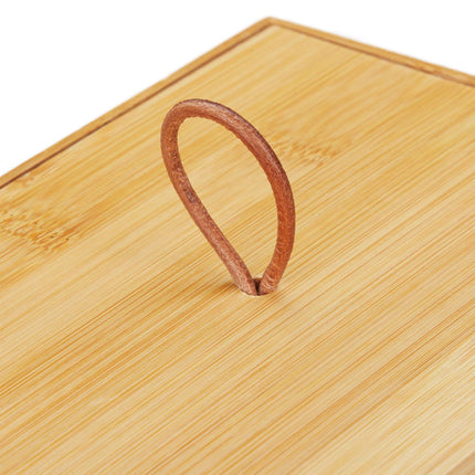 Bambusový úložný box s víkem