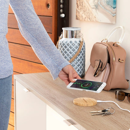 Bambusová bezdrátová nabíječka Wirber InnovaGoods