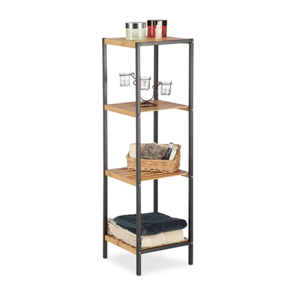 Bamboo and Steel Shelf