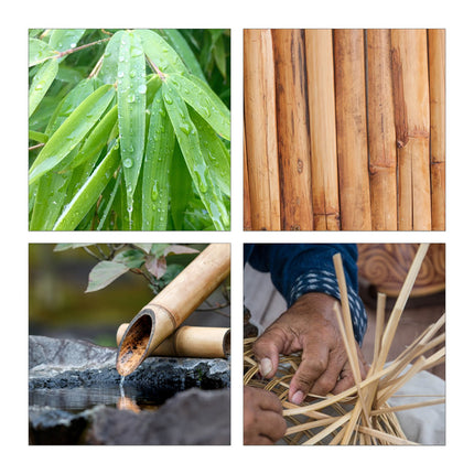 Bambusová koupelnová stolička