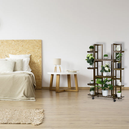 Bambusový stojan na květiny