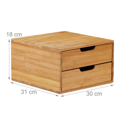 Bambus-Einsatzbox