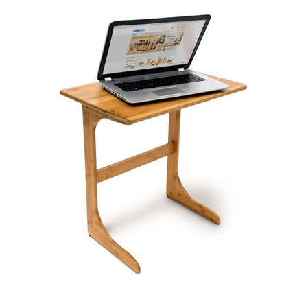 Bambusový odkládací stolek na notebook
