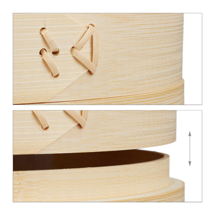 Bambusový napařovací košík o průměru 24 cm