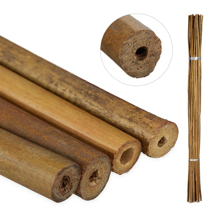 Bambusové tyče 120 cm v sadě 40 ks