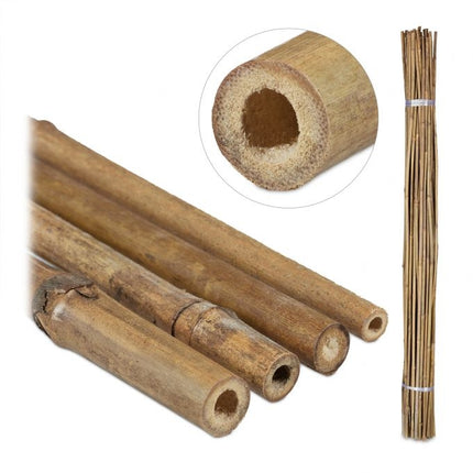 Bambusové tyče 150 cm v sadách po 40 ks