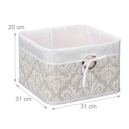 Bamboo storage basket