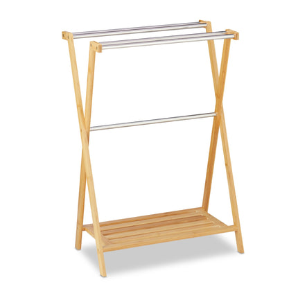 Bambusový věšák na ručníky