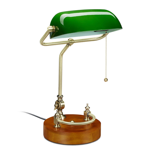 Bankierslamp met trekschakelaar