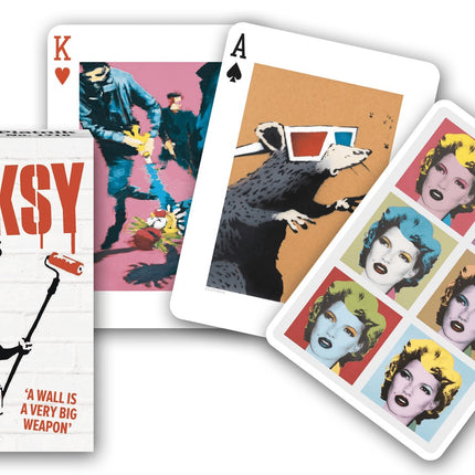 Hrací karty Banksy, 54 unikátních motivů, standardní velikost