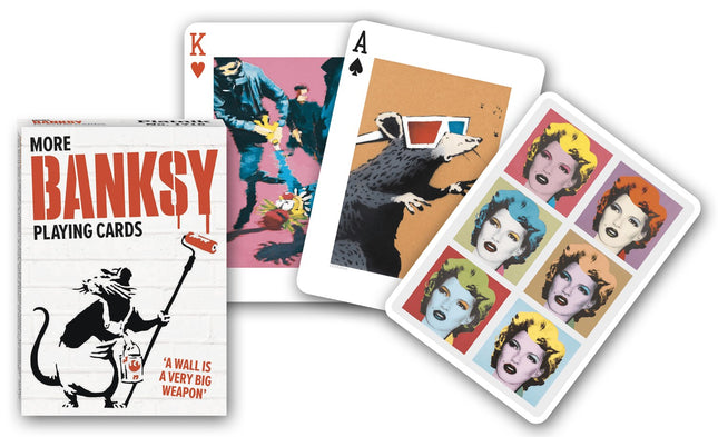 Banksy Playing Cards, 54 Unique Designs, Standard Size