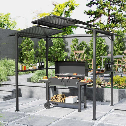 Vodotěsný grilovací pavilon s UV ochranou - 250x160x250cm