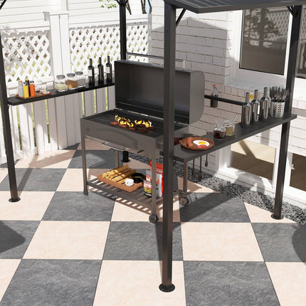 Vodotěsný grilovací pavilon s UV ochranou - 250x160x250cm