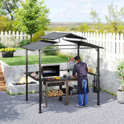 Vodotěsný grilovací pavilon s UV ochranou - 250x160x250cm