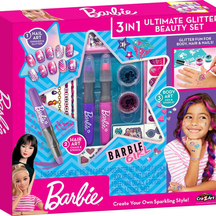 Barbie kosmetická sada 3 v 1 Ultimate Glitter