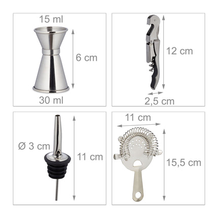 Barkeeper-Set in 11 Teilen