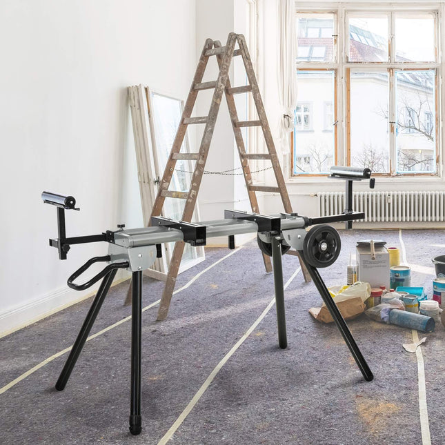 Podstavec pro kapovací pilu s bočním nástavcem, 123.5-245 cm