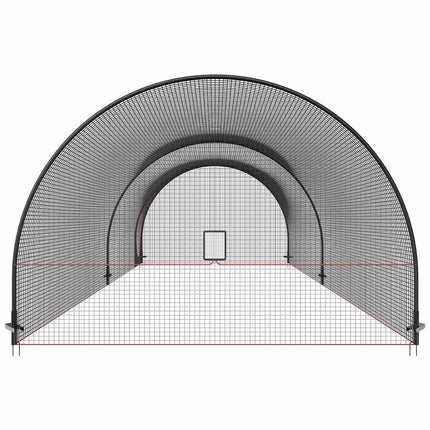 Baseball Batting Cage 22ft, Net and Frame, Carry Bag