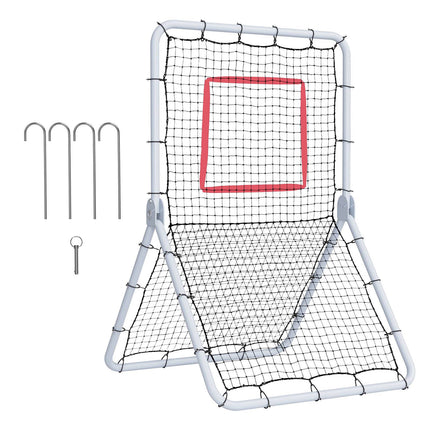 Baseball Softball Rebounder Net, 3.5 x 6 ft, 5 Angles