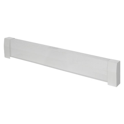 Baseboard Heater Cover, 4 Ft Steel Front, White