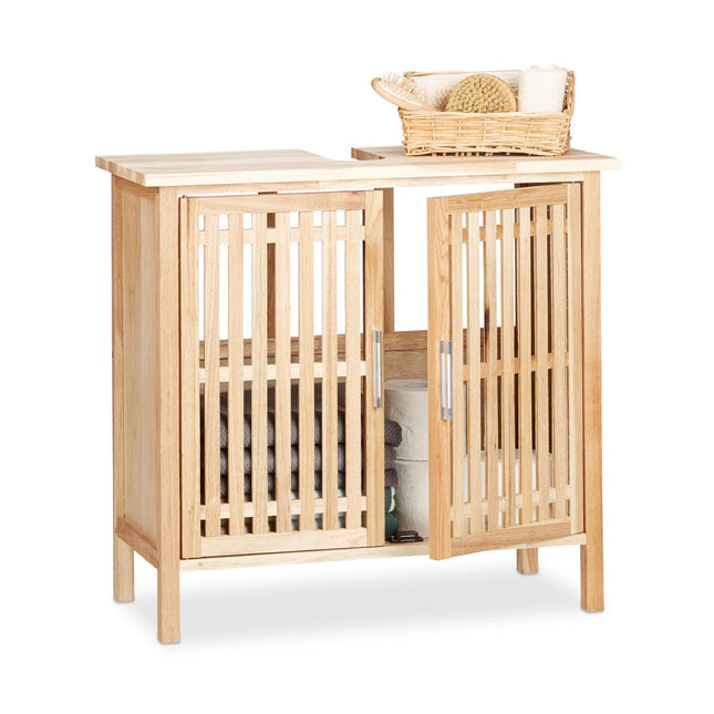 Base cabinet for standing washbasin