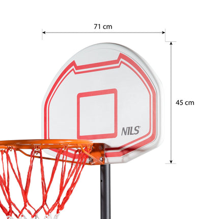 Basketbalový koš, nastavitelná výška, vnitřní i venkovní