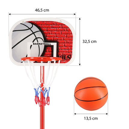 Basketball Hoop, Adjustable Height, Indoor/Outdoor Use