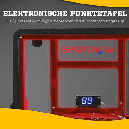Nástěnná basketbalová deska s elektronickým ukazatelem skóre