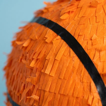 Basketbalová piñata sada s tyčí a maskou, 25 cm
