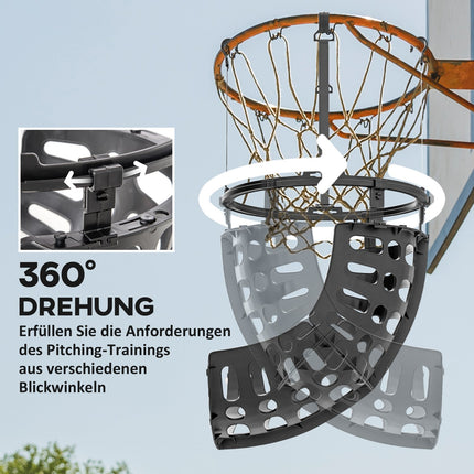 Basketbalový odrazový systém, otočný návrat míče 360°, vnitřní i venkovní