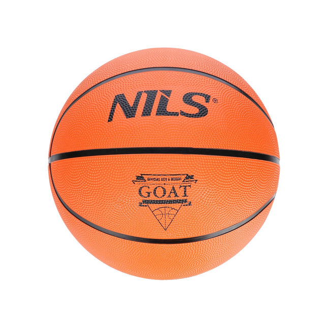 Basketbalový míč velikost 7, oranžový, odolný materiál