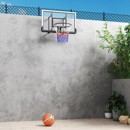 Basketbalový koš a deska pro vnitřní i venkovní použití, Ø45 cm