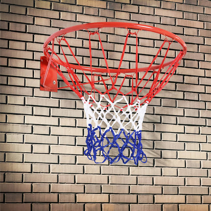 Basketbalový koš se síťkou, ocelový rám, průměr 46 cm