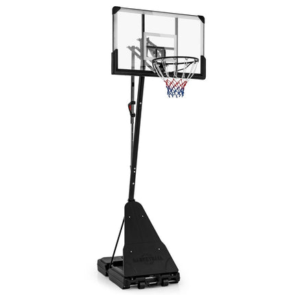 Basketbalový stojan 150-305 cm výškově nastavitelný, venkovní basketbalový koš se stojanem