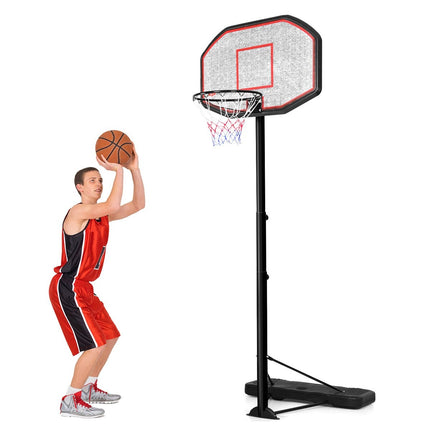 Basketbalový stojan, basketbalový koš, přenosný basketbalový systém, 200-305 cm