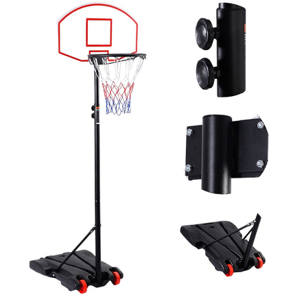 Basketbalový stojan mobilní, koš se stojanem výškově nastavitelný