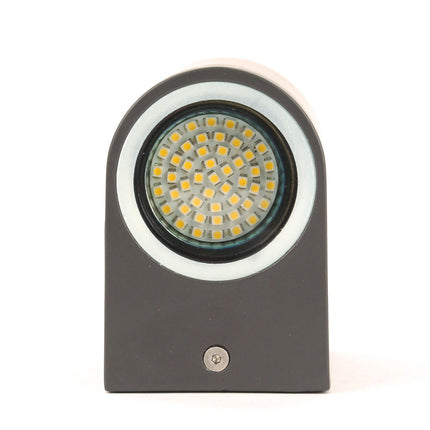 Bastia nástěnná lampa Alu 230V šedá