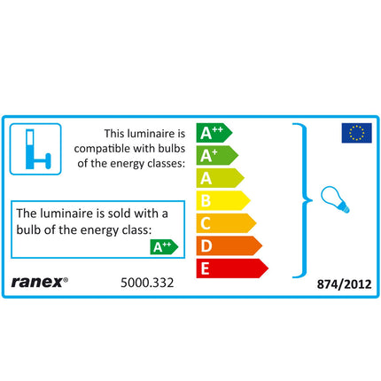 Bastia nástěnná lampa Alu 230V šedá